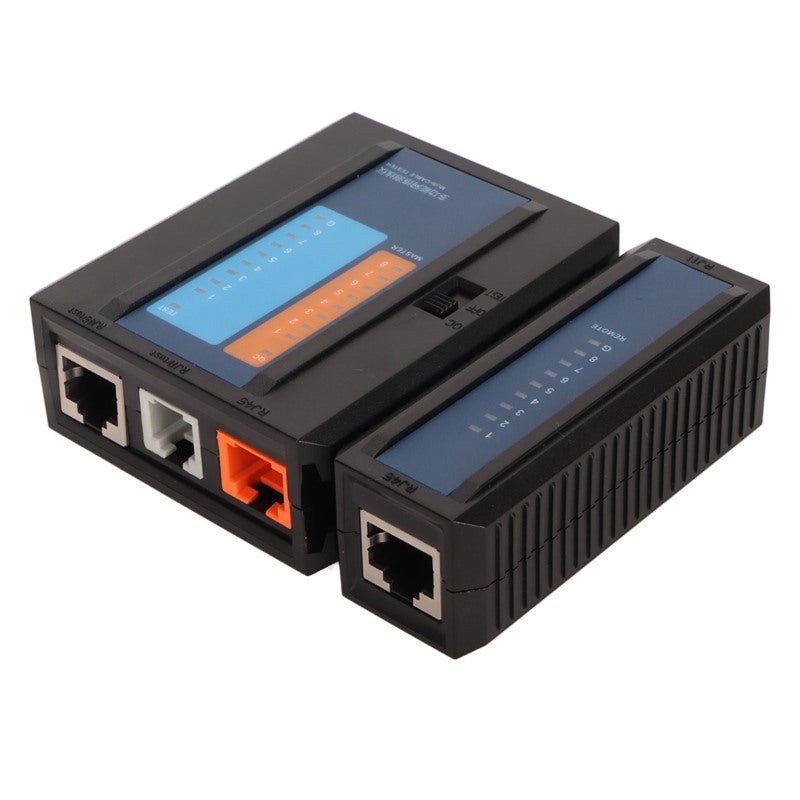ديووو كاشف كابل الشبكة 2 في 1 RJ45 RJ11 مع مؤشر LED لاختبار اتصال خط الهاتف - أداة محمولة لتشخيص الأعطال لصيانة المكاتب والأماكن الخارجية - Image 5