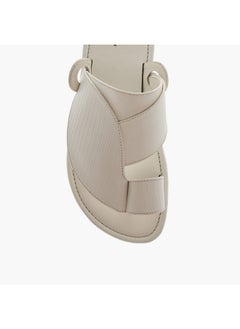 LBL by Shoexpress Boys Textured Slip-On Arabic Sandals with Toe Loop Detail  - Image 3