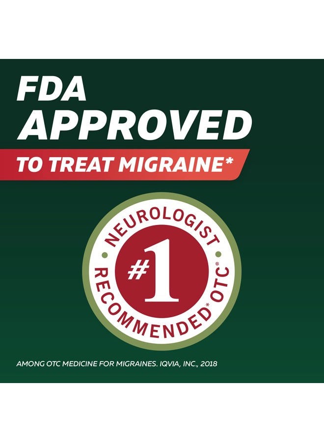 GlaxoSmithKline Excedrin Migraine Relief Caplets for Migraine Symptoms, Acetaminophen 250mg, Aspirin 250mg, Caffeine 65mg, Pain Reliever, 100 Count - Image 4