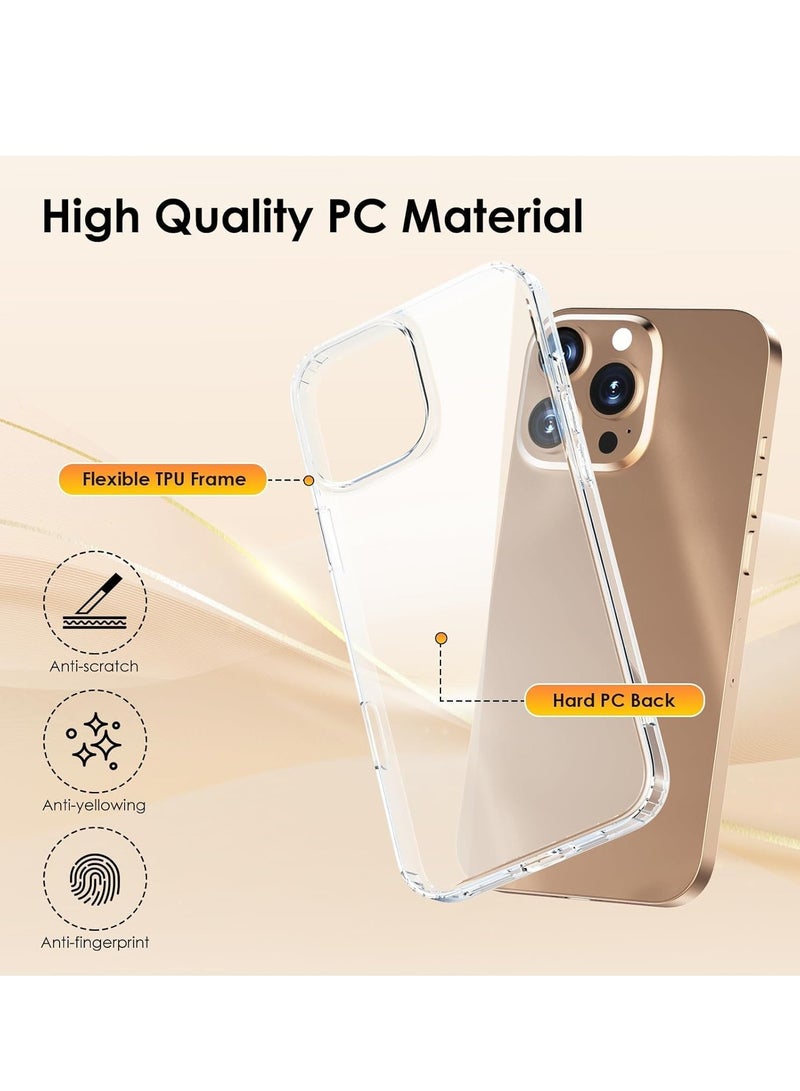 ELTRAZONE iPhone 16 Pro Case 6.3" – Clear Slim Shockproof Bumper with Anti-Yellowing & Military-Grade Protection - Image 5