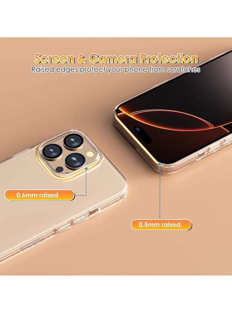 ELTRAZONE iPhone 16 Pro Case 6.3" – Clear Slim Shockproof Bumper with Anti-Yellowing & Military-Grade Protection - Image 4