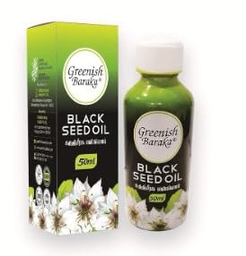 Greenish Baraka Black Seed OIL Healthy immune system Healthy Digestion and Respiratory Supports Cardiovascular Health 50 ml - Image 1