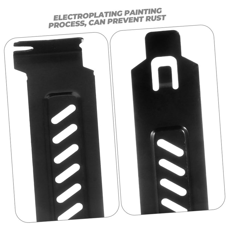 Pci Slot Cover Ventilated Plate 2 Pack For Computer Chassis Heat Dissipation And Dust Protection Electroplated Metal Design - Image 4