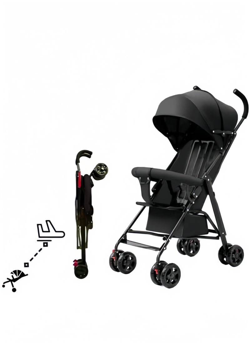 GGEROU Ultra Lightweight Travel Stroller Foldable Pram Infant Stroller 3.6kg Cabin Pram Umbrella Stroller  - Image 1