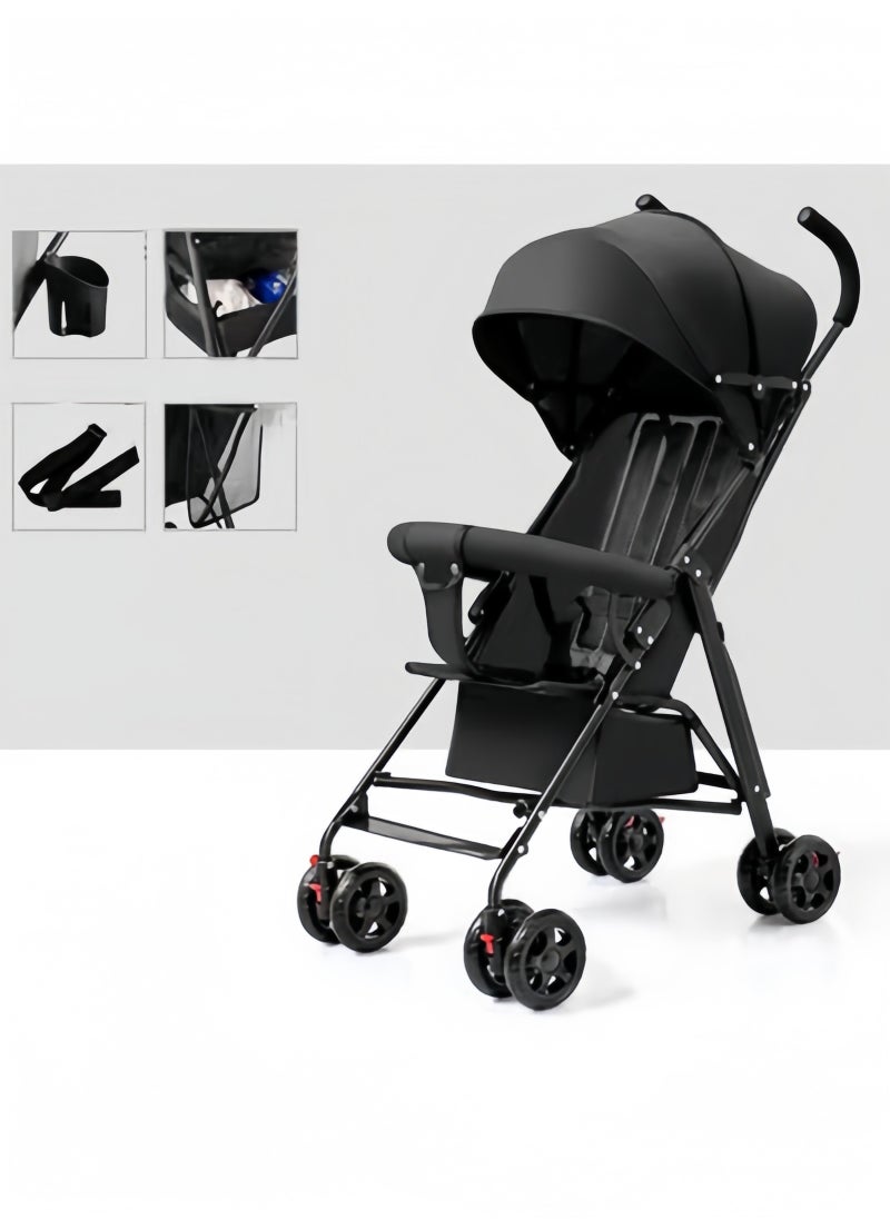 GGEROU Ultra Lightweight Travel Stroller Foldable Pram Infant Stroller 3.6kg Cabin Pram Umbrella Stroller  - Image 2