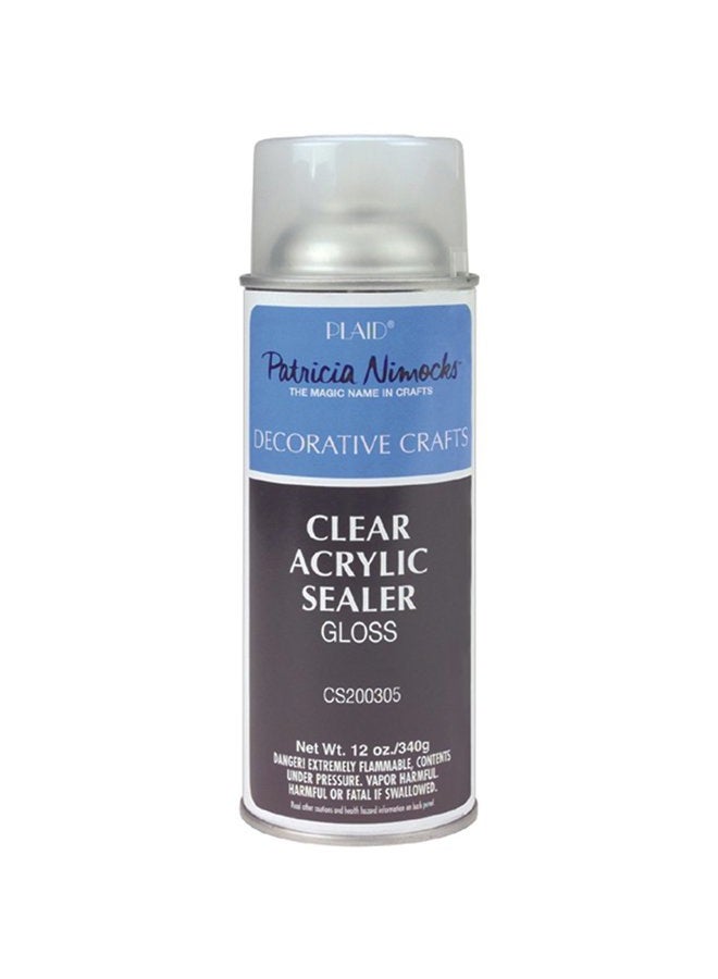Plaid Patricia Nimocks Clear Acrylic Sealer (12-Ounce), CS200305 Gloss