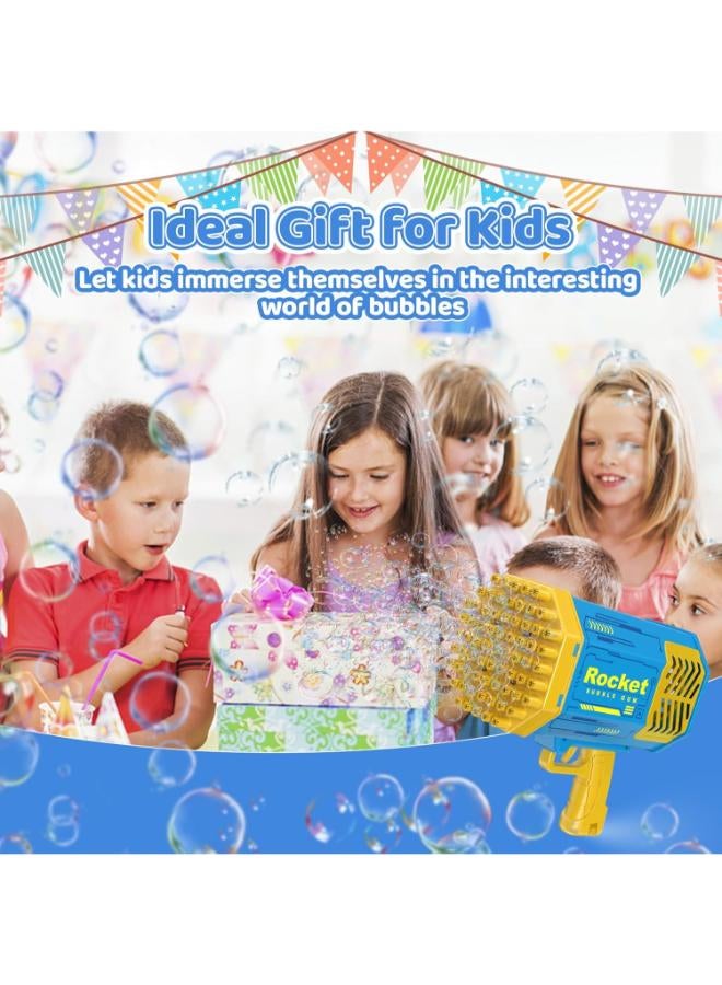69-Hole Bubble Machine Gun with Lights for Kids & Adults - Image 1