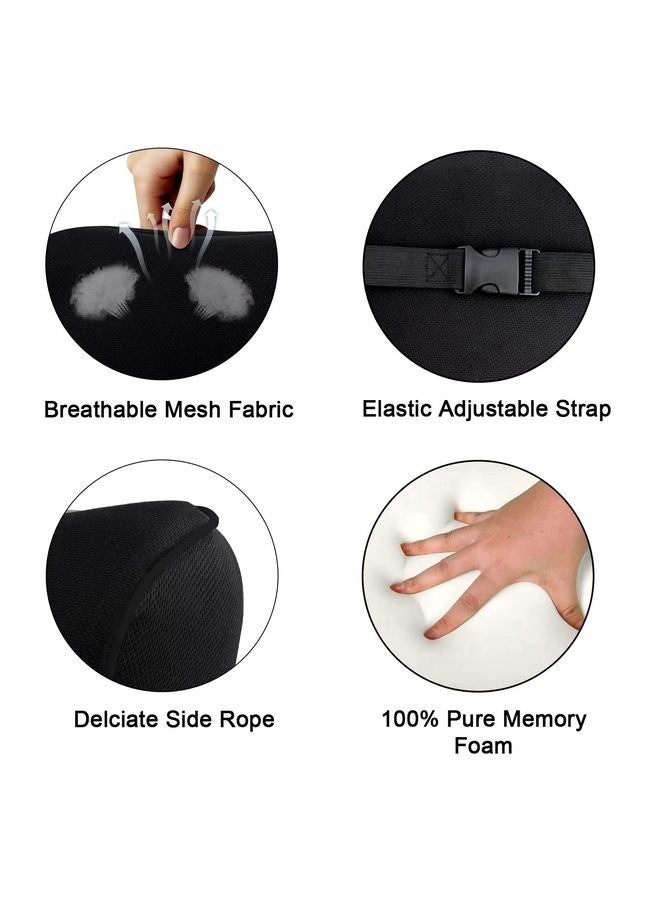 HOMESTAR Car Seat Neck Pillow, Headrest Cushion Relieve Neck Pain for & Muscle Tension,100% Memory Foam Neck Support Head Pillow for Ergonomic Design - Image 4