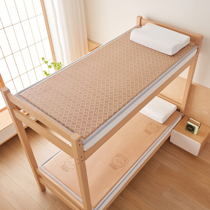 Summer Cooling Mat Non Sticky Foldable Single Bed Size Life Like Summer Flowers Color 39 37 78 74 Inch Dormitory Home Use - Image 1
