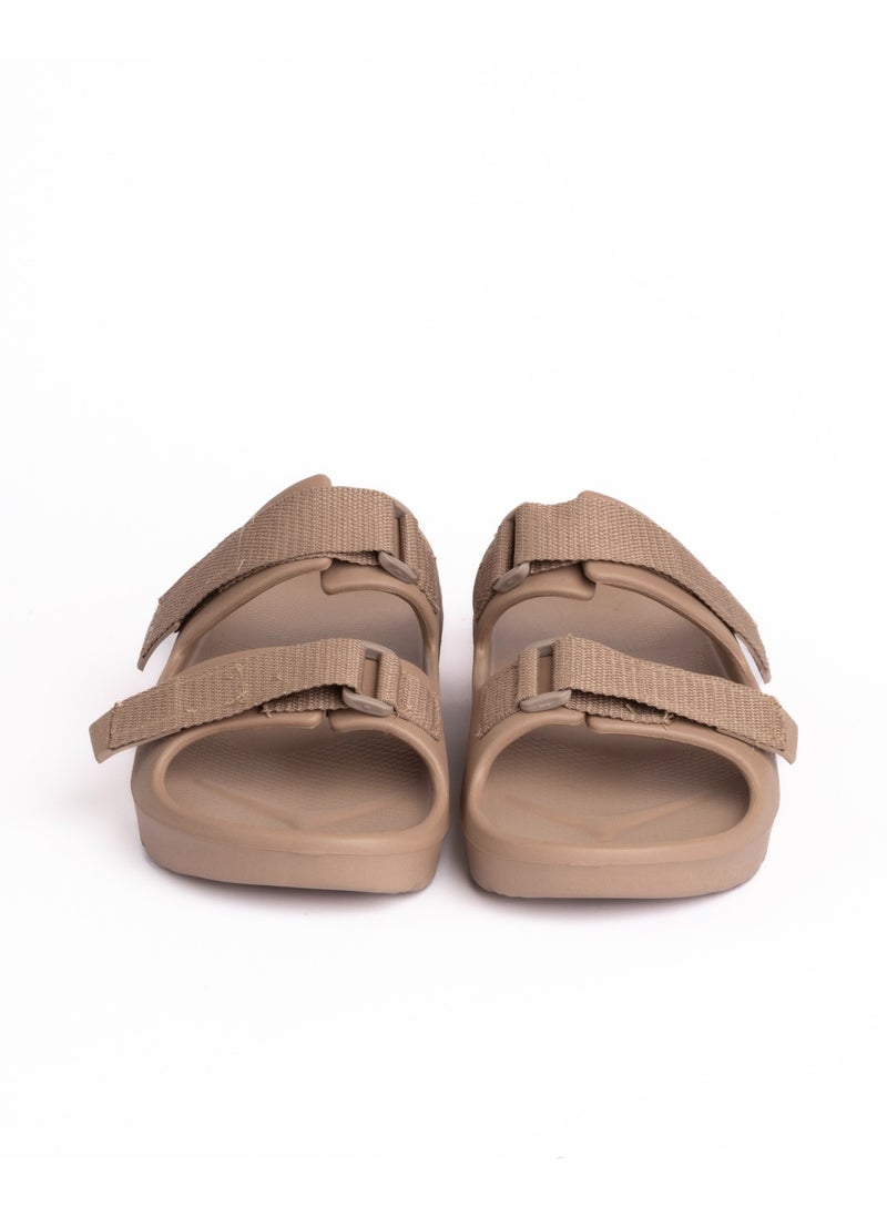 Onda - Scootch Double buckle slipper for Women - Beige - Image 1