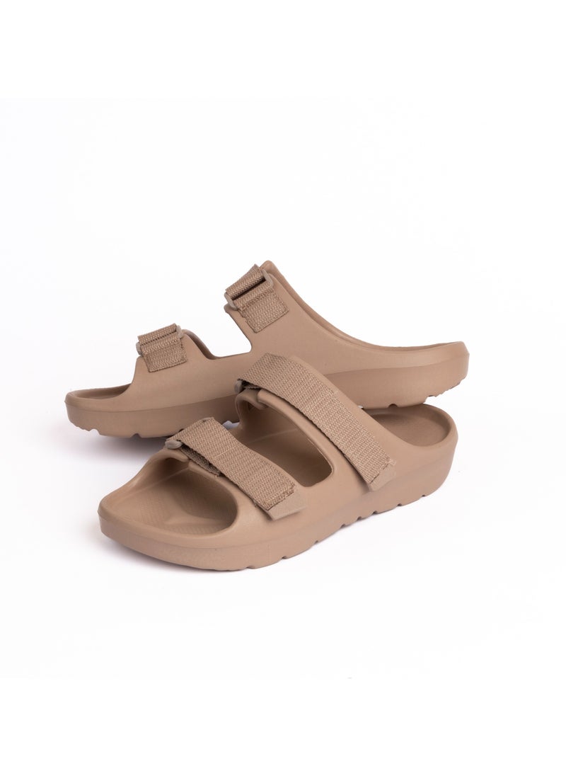 Onda - Scootch Double buckle slipper for Women - Beige - Image 1