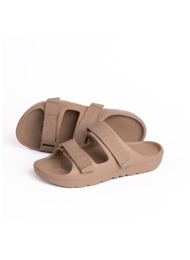 Onda - Scootch Double buckle slipper for Women - Beige - Image 1