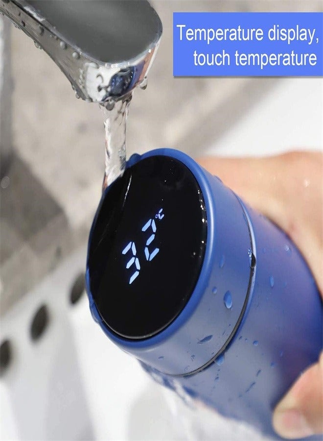 joyzzz Travel Mug, Insulated Water Bottle, 500ml LED Temperature Display Smart Water Bottle, Stainless Steel Vacuum Drink Bottle, Hot and Cold Sports Drink Bottle for Cycling, Gym, Home, Office - Image 3