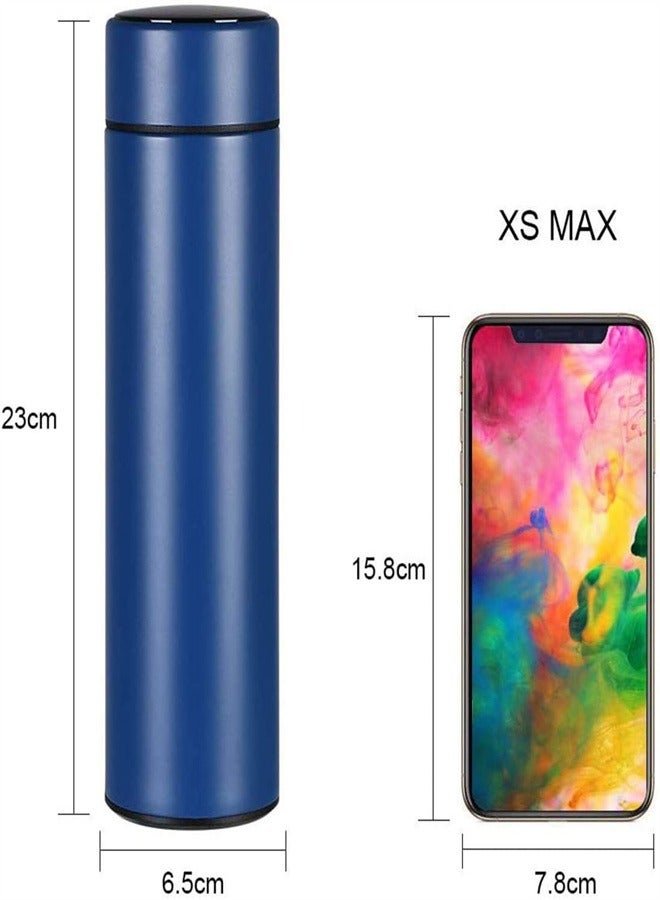 joyzzz Travel Mug, Insulated Water Bottle, 500ml LED Temperature Display Smart Water Bottle, Stainless Steel Vacuum Drink Bottle, Hot and Cold Sports Drink Bottle for Cycling, Gym, Home, Office - Image 2