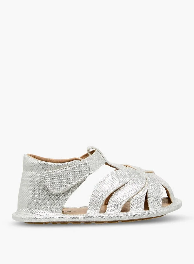 Barefeet Booties With Hook & Loop Closure, Textured Design