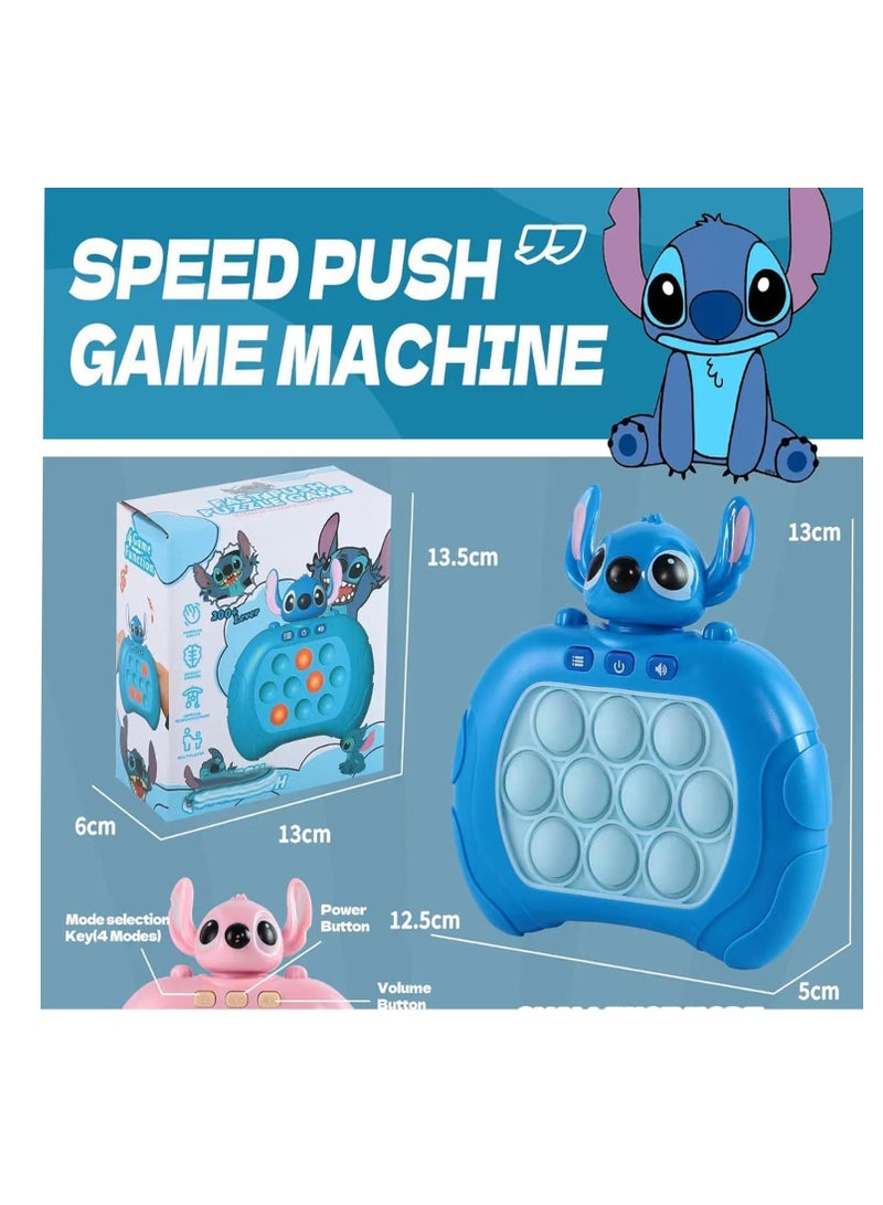 Stitch Pop Push Fidget Toy, Fast Push Bubble Game Controller, Stitch Bubble Sensory Toy, Stitch Pop Puzzle Toy Gift for Teens, Stress Relief Toys for Kids and Adults (N) - Image 3