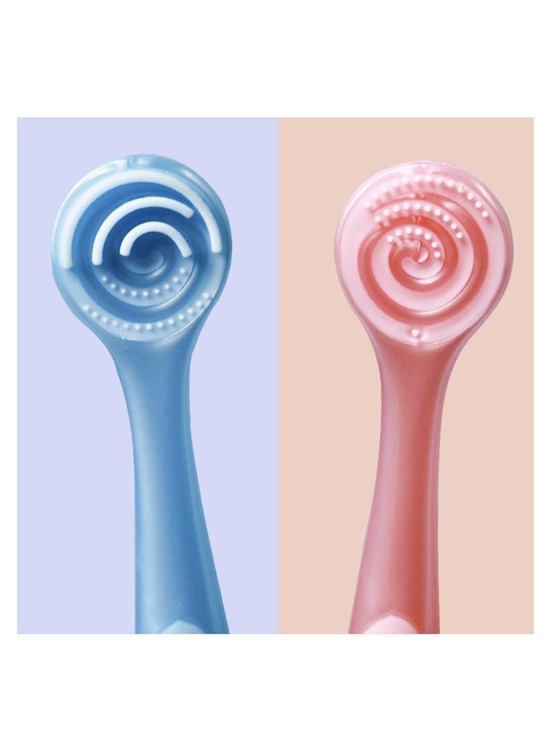 Zikra 6 Pack Extra Soft Toothbrush for Adult, 2 in 1 Soft Bristle Toothbrush with Tongue Scraper for Sensitive Gums and Teeth - Image 3