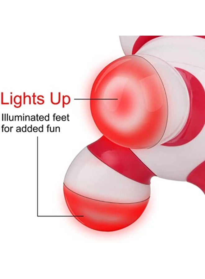 Generic cotsoco Handheld Massager Mini Portable Vibrating Body Massager with LED Light for Hand Head Neck Back Legs Arms Pain Release - Image 2
