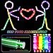Gigilli 12 Pcs Glow Sticks Party Favors for Kids 4812 Light Up Pop Tubes Glow Necklace Bracelet Glow in the Dark Party Supplies Goodie Bags Easter Basket Stuffers Light up Toys Sensory Pop Tubes - Image 4