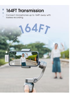 BOYA Omic-U Wireless Lavalier Microphone for Android Type C Phone Noise Cancellation, 48 kHz 24-bit, 5h Battery Life, 164ft, Charging Case USB-C Wireless Lapel Podcast Microphone Mic for Video Recording, Vlogging  - Image 4