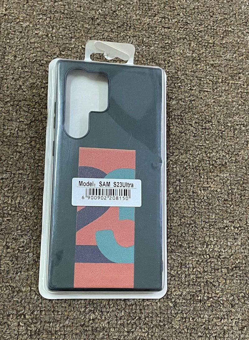 IAF Silicone Anti-Shock Protective Case For Samsung Galaxy S23 Ultra Black