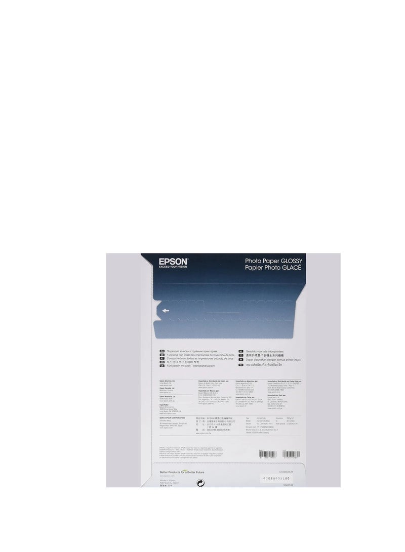 Epson C13S042539 A4 Photo Paper Pack of 50, Pink, 235G404, 50 Sheets - Image 3