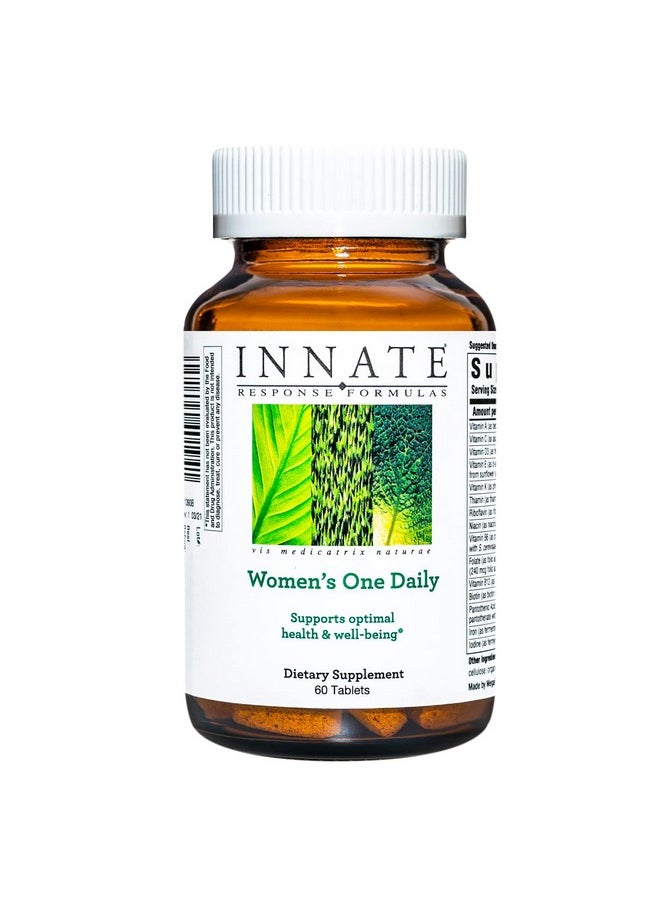 Innate Response Formulas Women One Daily Daily Multivitamin For Women Supports Optimal Health And Wellbeing Vegetarian Nongmo And Kosher Made Without 9 Food Allergens 60 Tablets  - Image 2