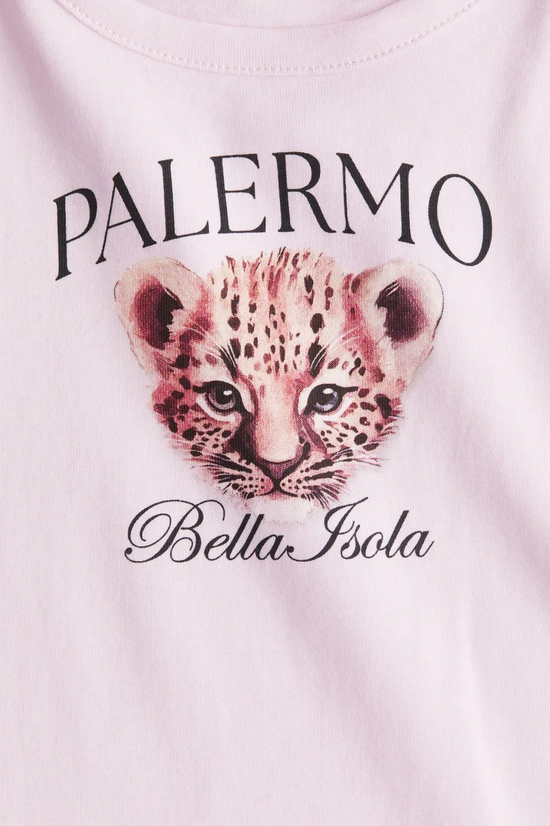 H&M Printed cotton vest top