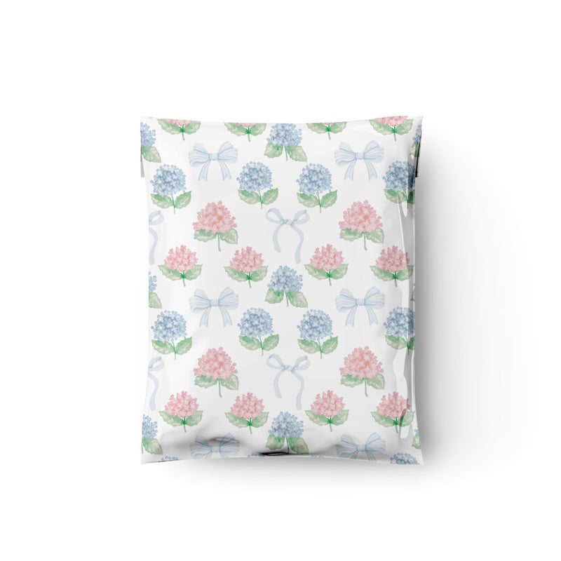 Pro Supply Global 10x13 (100) Hydrangeas Summer Designer Poly Mailers Waterproof Self Sealing Tear Resistant Polymailers Shipping Envelopes Premium Printed Bags For Small Businesses - Image 5