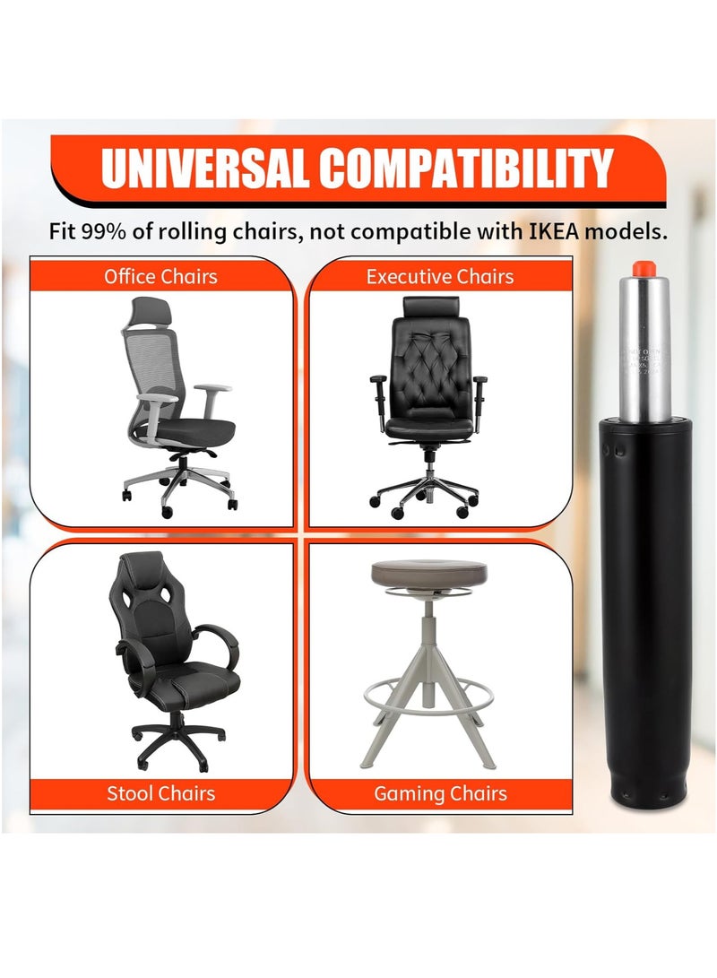 AnneFish Gas Lift Cylinder for Office & Gaming Chairs Office Chair Gas Lift Cylinder Replacement 200KG  Capacity Adjustable 250-350mm Heavy Duty Pneumatic Shock - Image 2