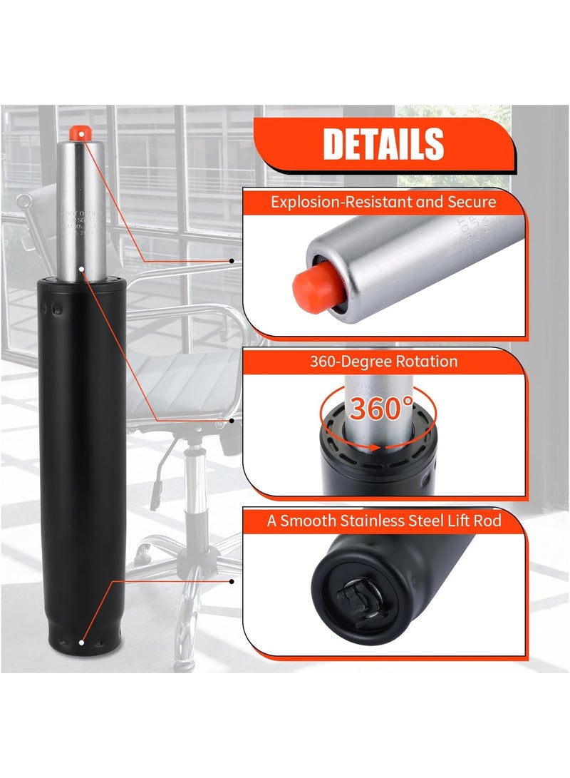 AnneFish Gas Lift Cylinder for Office & Gaming Chairs Office Chair Gas Lift Cylinder Replacement 200KG  Capacity Adjustable 250-350mm Heavy Duty Pneumatic Shock - Image 4