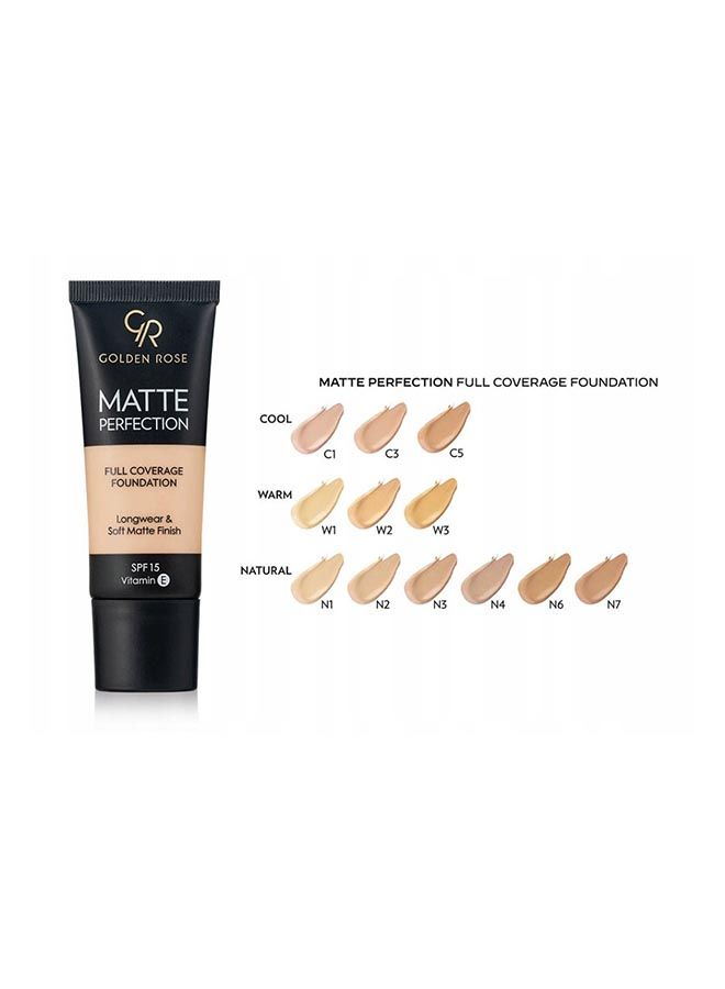 Golden Rose GR Matte Perfection Foundation No-Cool 1 - Image 2