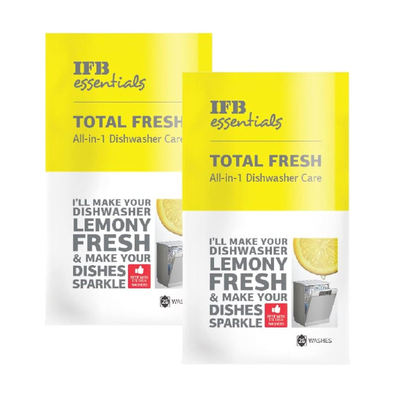 IFB Essentials Total Fresh Dishwasher Freshner Combo of 2 1 1 leaf - Image 1