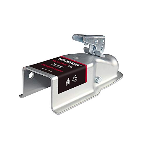NBJINGYI Straight Trailer Coupler for 2" Ball and 3" Channel Tongue, 5,000 lbs Gross Weight Capacity, Zinc-Plated Steel for Equipment and Tandem Axle Trailers - Image 3