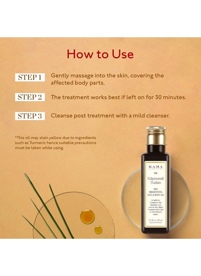Kama Ayurveda Nalpamaradi Thailam Skin Brightening Treatment- 50 Ml  - Image 4
