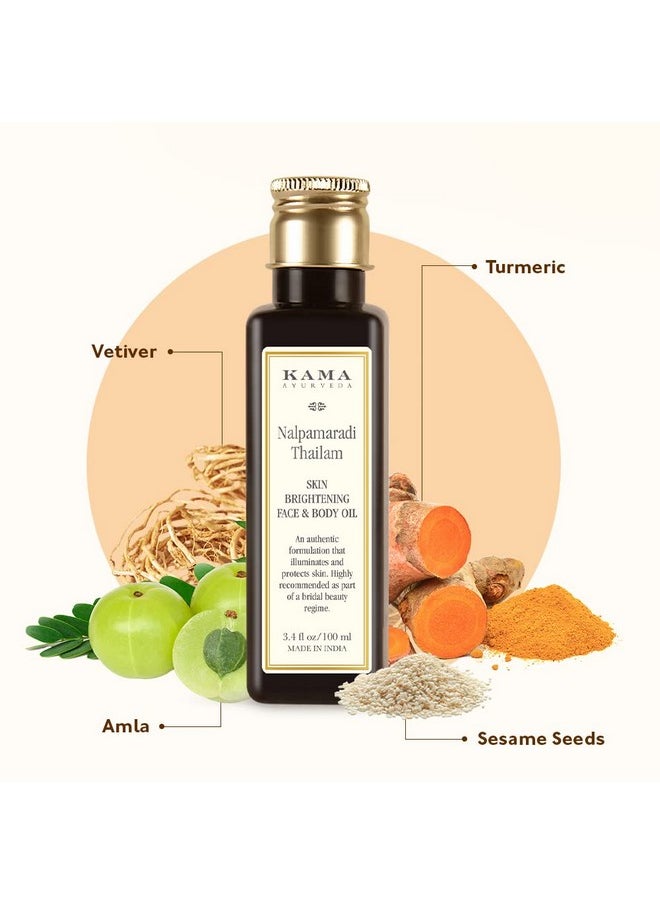 Kama Ayurveda Nalpamaradi Thailam Skin Brightening Treatment- 50 Ml  - Image 3