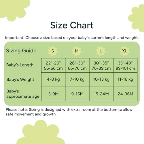 NINTARABABY 0.5 TOG Sleep Sack - Premium Organic Cotton, Lightweight Wearable Blanket for Newborns, Infants & Toddlers (9-15 Months), Unisex Baby Sleeping Bag, Gifts for Babies, Pack of 3 - Image 4
