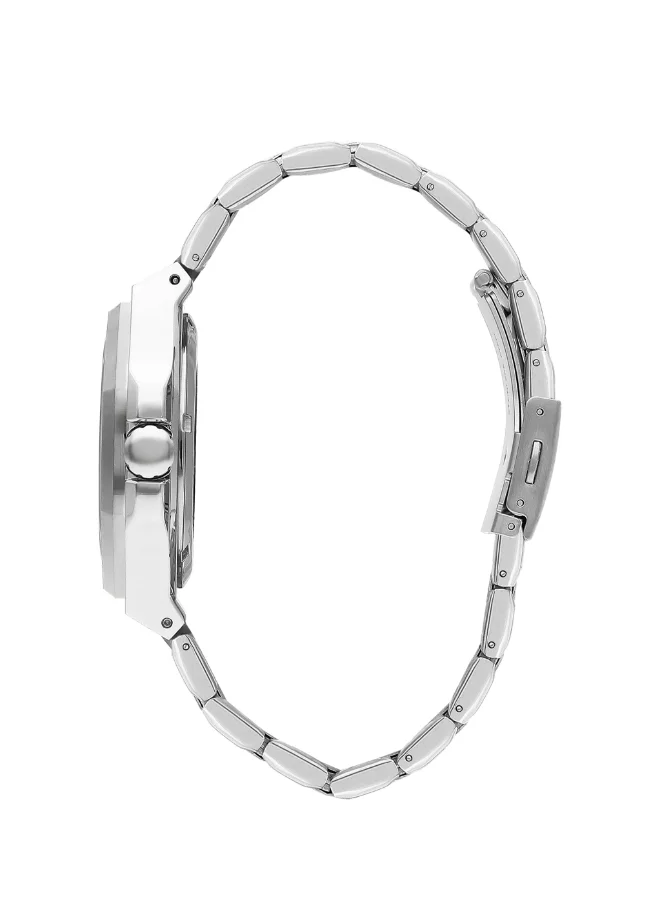 Lee Cooper Men's Watch, Automatic  Display and Metal Strap - LC07977.350, Silver