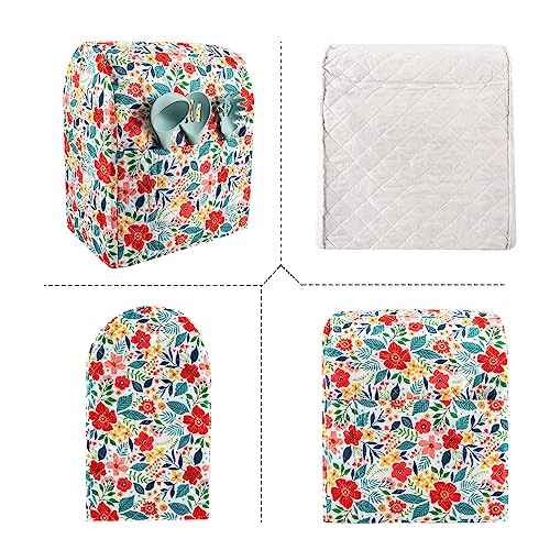 TUYUU Kitchen Aid Mixer Cover Compatible with 6-8 Quarts Kitchen Aid/Hamilton Stand Mixer/Tilt Head & Bowl Lift Model,Flower Print Mixer Cover Pioneer Woman Kitchen Accessories,Kitchen Aid Mixer Accessories - Image 5