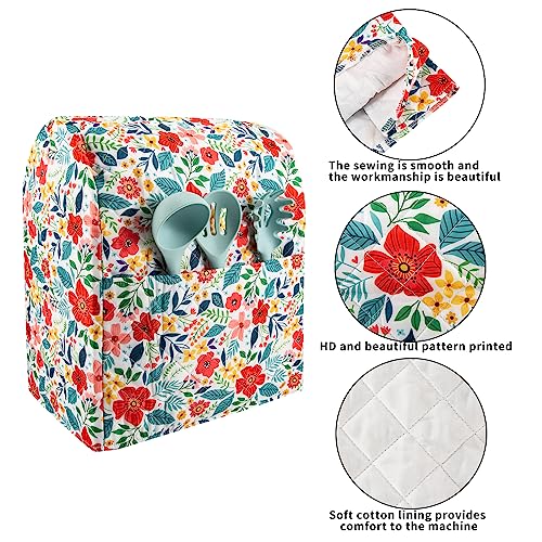 TUYUU Kitchen Aid Mixer Cover Compatible with 6-8 Quarts Kitchen Aid/Hamilton Stand Mixer/Tilt Head & Bowl Lift Model,Flower Print Mixer Cover Pioneer Woman Kitchen Accessories,Kitchen Aid Mixer Accessories - Image 2