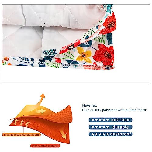 TUYUU Kitchen Aid Mixer Cover Compatible with 6-8 Quarts Kitchen Aid/Hamilton Stand Mixer/Tilt Head & Bowl Lift Model,Flower Print Mixer Cover Pioneer Woman Kitchen Accessories,Kitchen Aid Mixer Accessories - Image 4