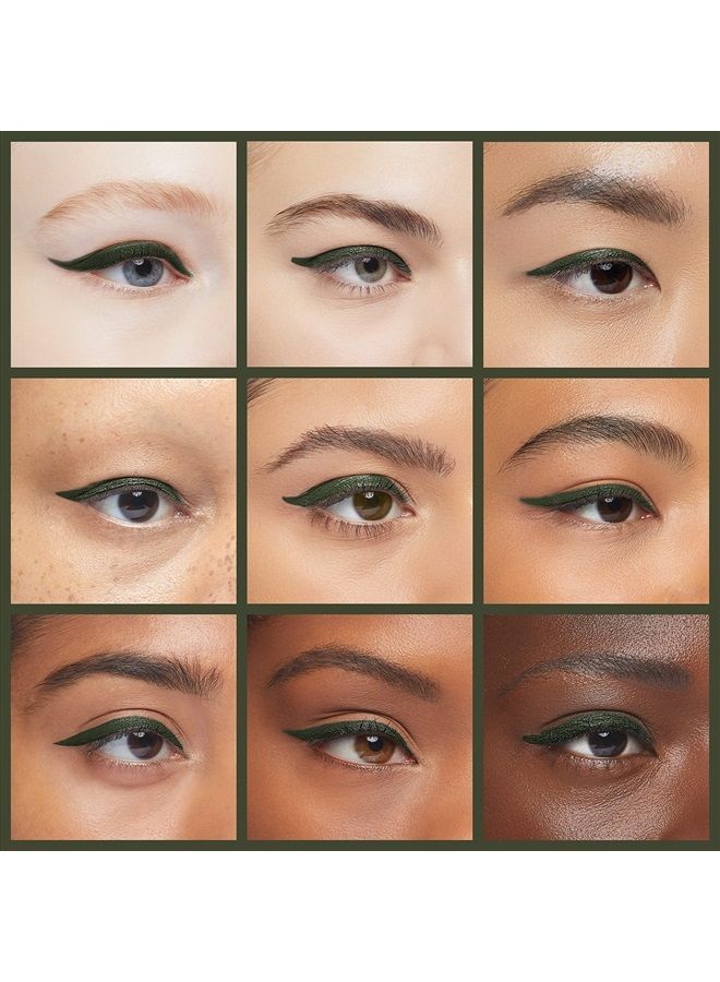 Lorac قلم كحل مقاوم للماء Front Line PRO، أخضر داكن | يدوم طويلاً | مبراة قلم مكياج | دقة عالية - Image 2