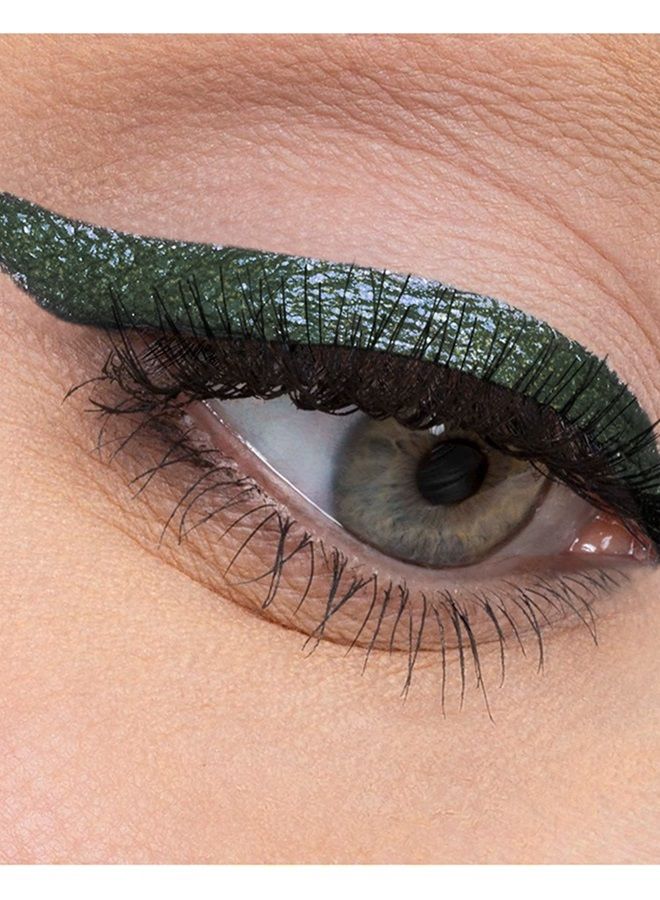 Lorac قلم كحل مقاوم للماء Front Line PRO، أخضر داكن | يدوم طويلاً | مبراة قلم مكياج | دقة عالية - Image 1