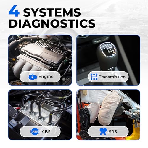 Topdon OBD2 Scanner TOPDON AD500, Oil SAS Throttle TPMS BMS EPB Reset, Engine ABS SRS Transmission, Diagnostic Scan Tool, AutoVIN, Car Check Engine Code Reader with Battery Test, Lifetime Wi-Fi Free Update - Image 2