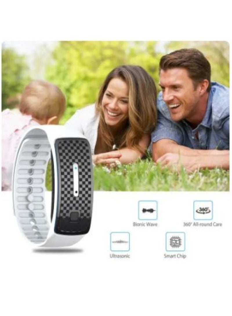 AROAQ Electronic Bionic Wave Charging Summer Anti-mosquito Pest Control Wristband Watch For Children Ultrasound Mosquito Repellent Bracelet - Image 5