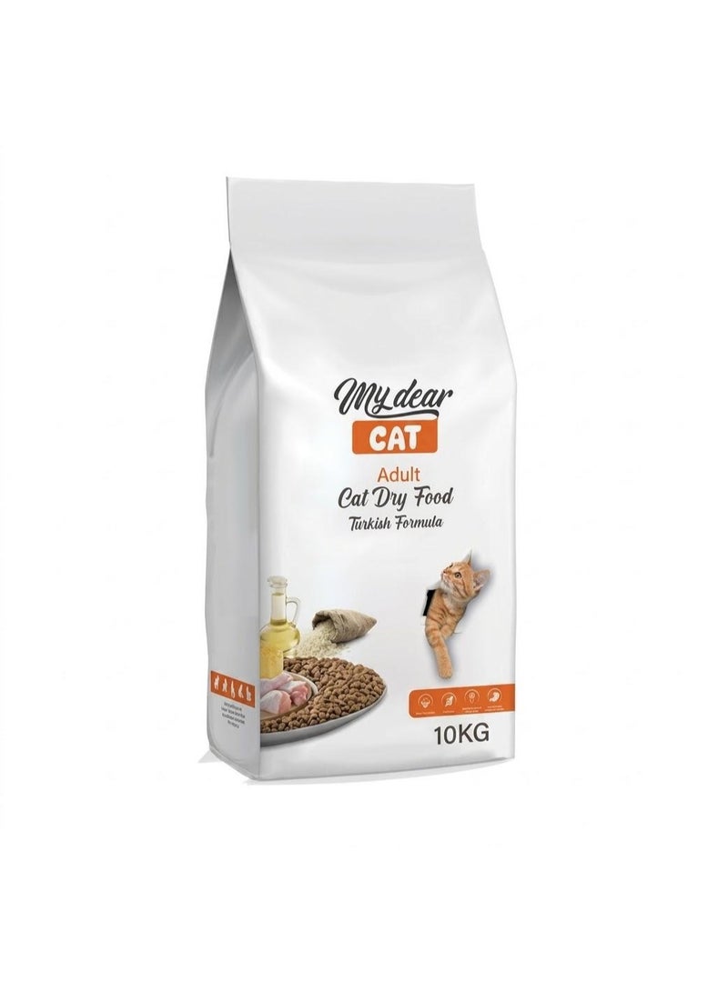 My Dear Cat Adult Dry Food, Turkish Formula, 10 kg