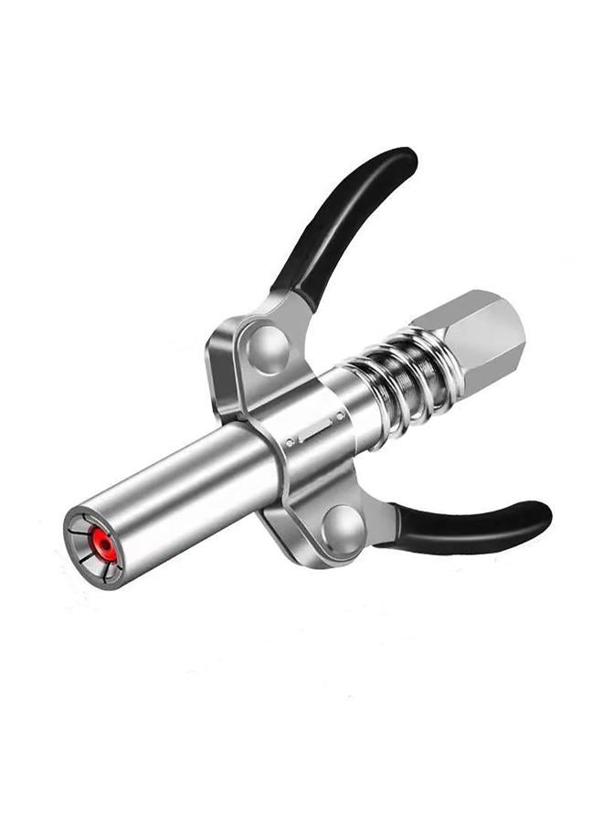 FACITE Grease Gun Coupler Grease Gun Fittings Grease Gun Tip Quick Lock and Release Lube Dual Handle Heavy Duty Grease Nozzle Coupler, Compatible With all Grease Guns 1/8" Npt ends Accessories 12000 PSI - Image 1