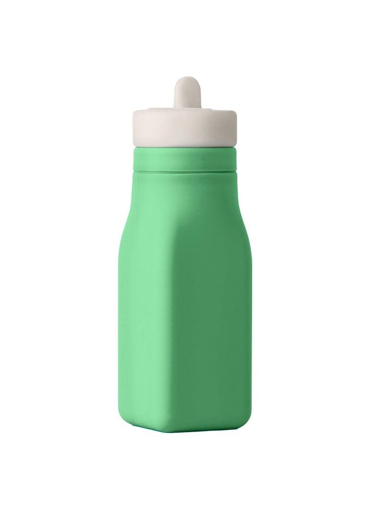 أومي Soft Silicone Water Bottle, Green - Image 1