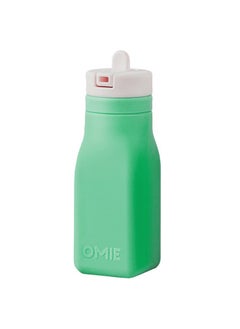 OMIE Soft Silicone Water Bottle, Green  - Image 2