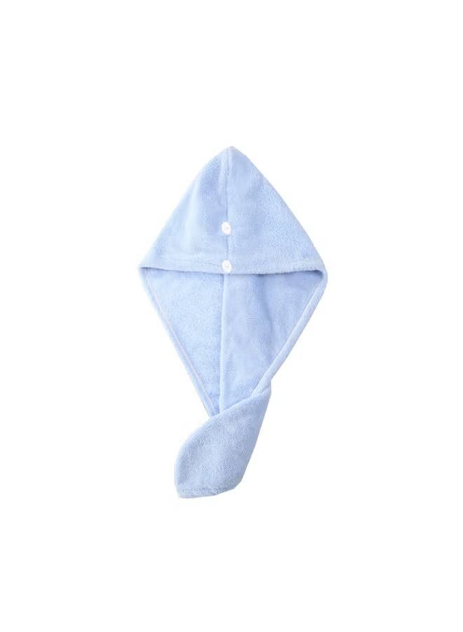 3 Packs Microfiber Hair Towel for Wet Hair Purple Blue Grey - Image 4